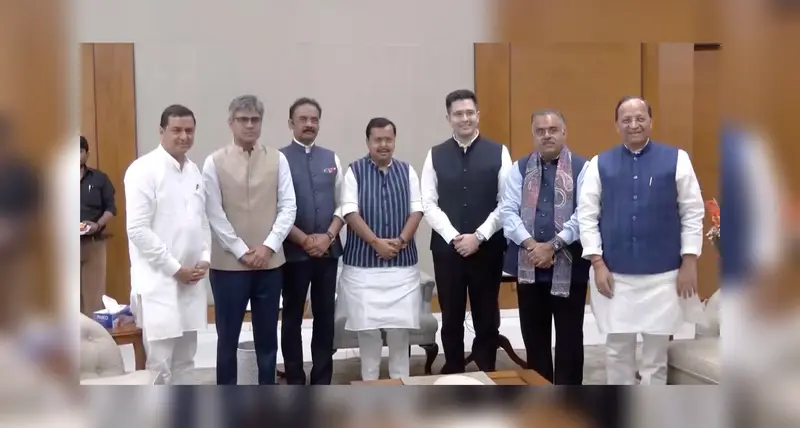 AAP sends petition to Rajya Sabha chairman seeking termination of 7 MPs who switched to BJP AAP sends petition to Rajya Sabha chairman seeking termination of 7 MPs who switched to BJP