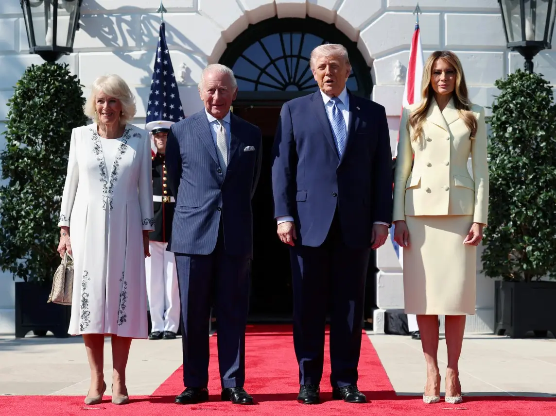 WATCH | Trump, Melania greet King Charles III and Queen Camilla at White House WATCH | Trump, Melania greet King Charles III and Queen Camilla at White House