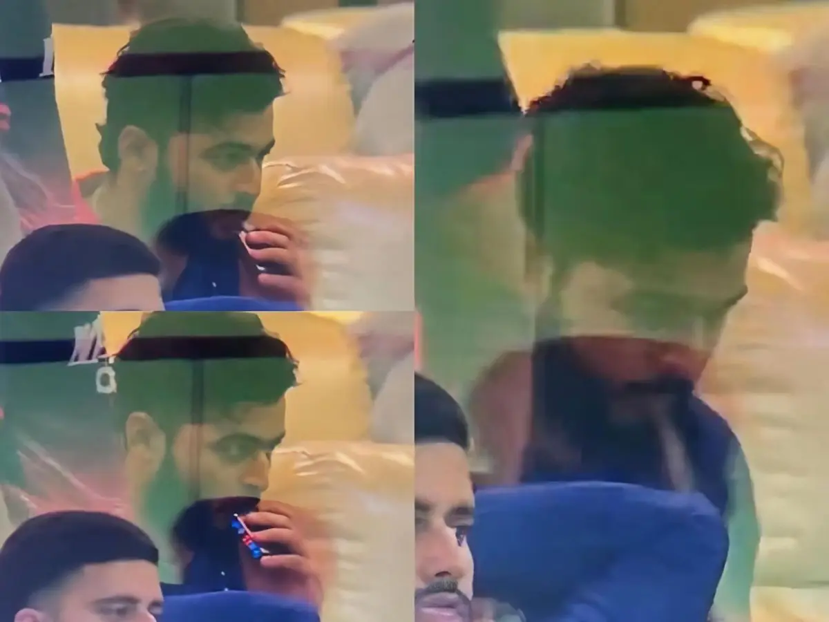 WATCH: Rajasthan Royals captain Riyan Parag caught vaping in dressing room during chase WATCH: Rajasthan Royals captain Riyan Parag caught vaping in dressing room during chase