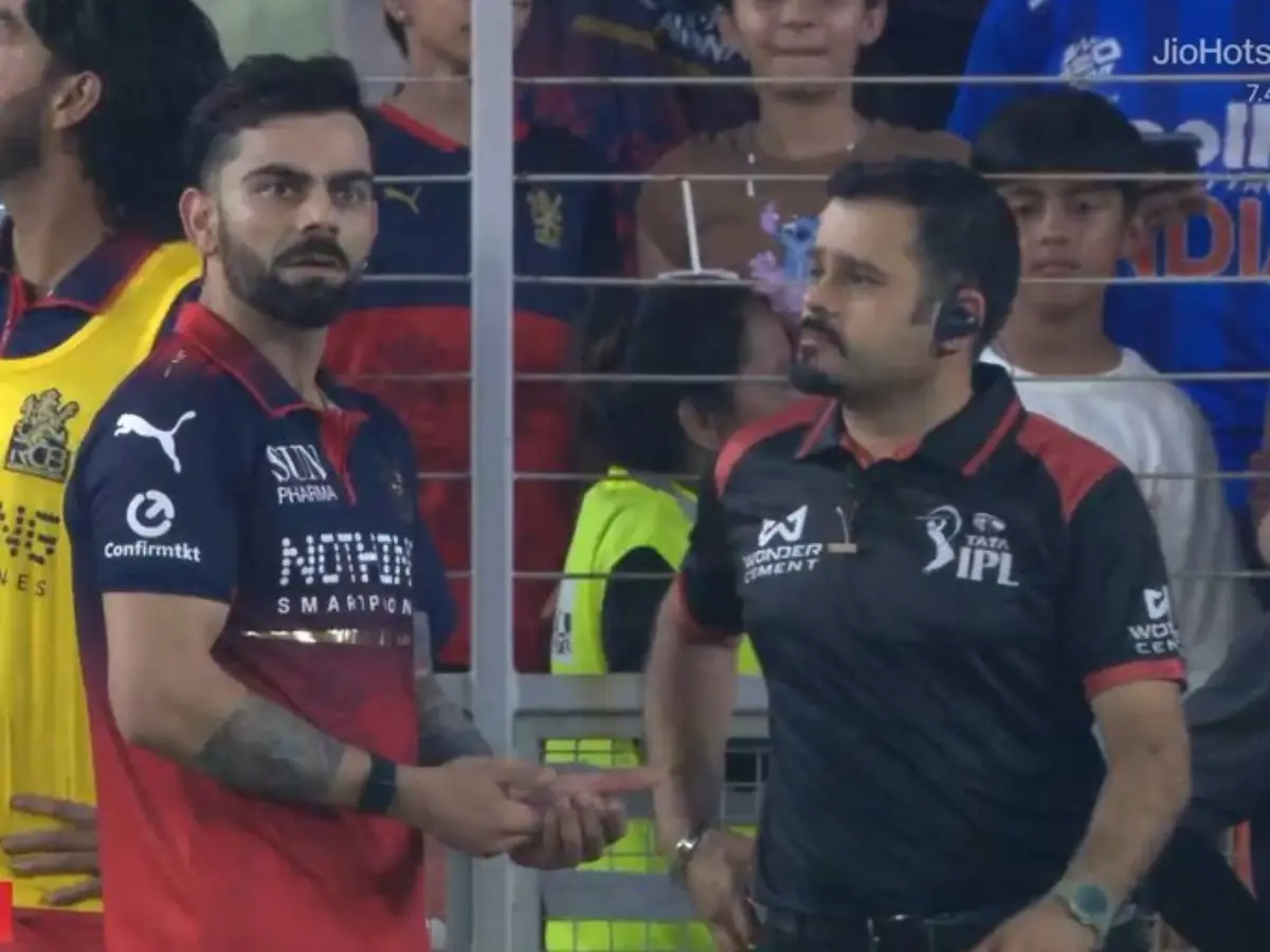 Watch: Virat Kohli involved in heated conversation with fourth umpire as Rajat Patidar dismissal sparks brawl Watch: Virat Kohli involved in heated conversation with fourth umpire as Rajat Patidar dismissal sparks brawl