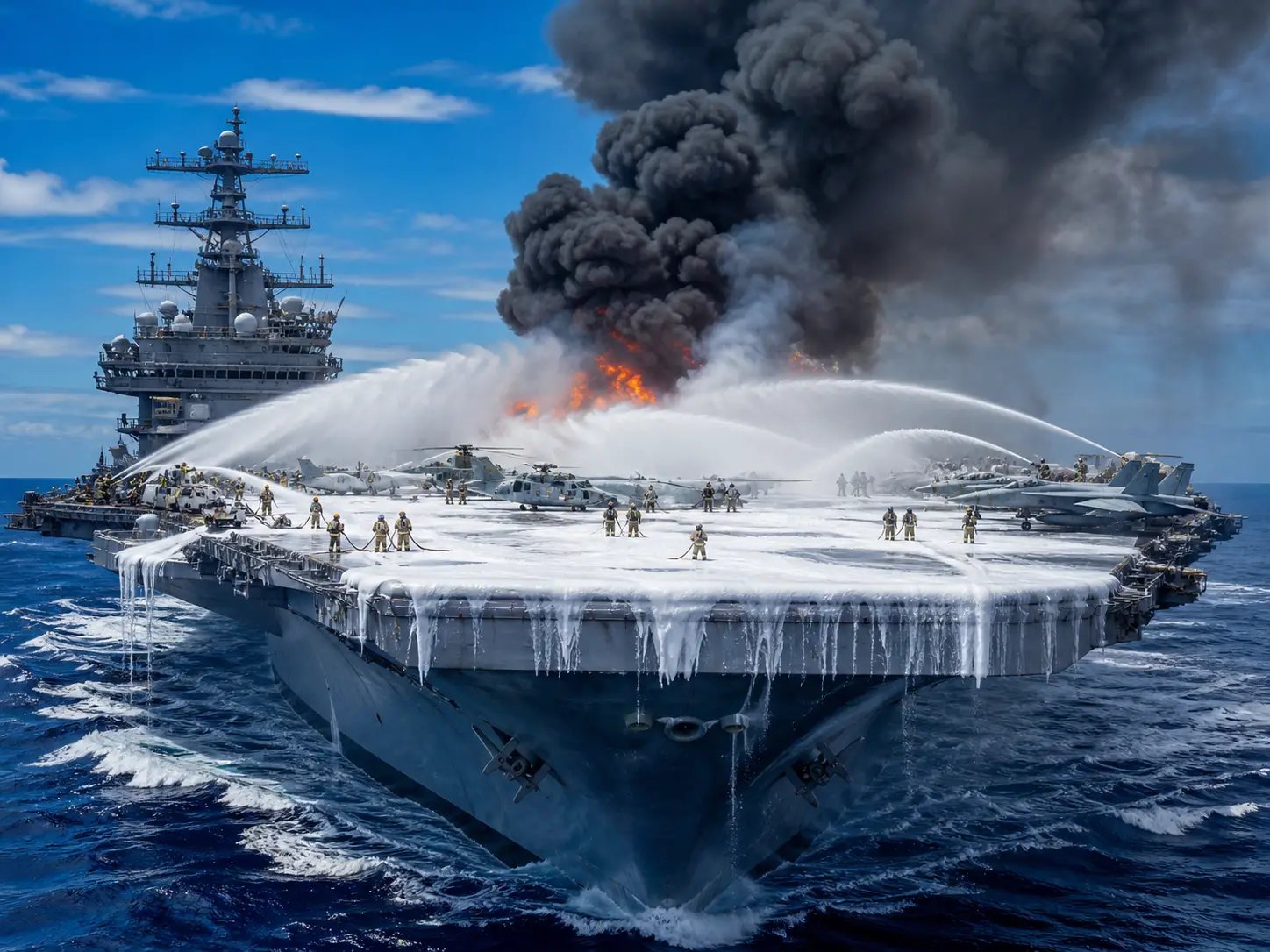 'Aqueous Film': How AFFF saves the USS Abraham Lincoln from exploding?