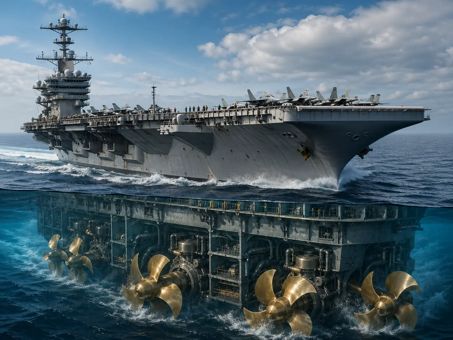 'Brass Screws': How the USS Abraham Lincoln pushes 100,000 tons