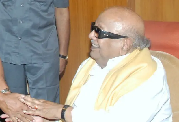 1. M. Karunanidhi (DMK): 18 years, 360 days