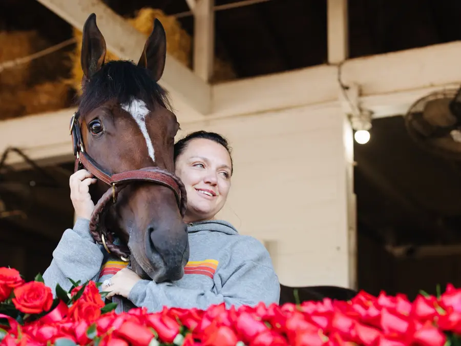 'From exercise rider to winner': How trainer Cherie DeVaux's Golden Tempo beat 25-1 odds to win Kentucky Derby 2026 - WATCH