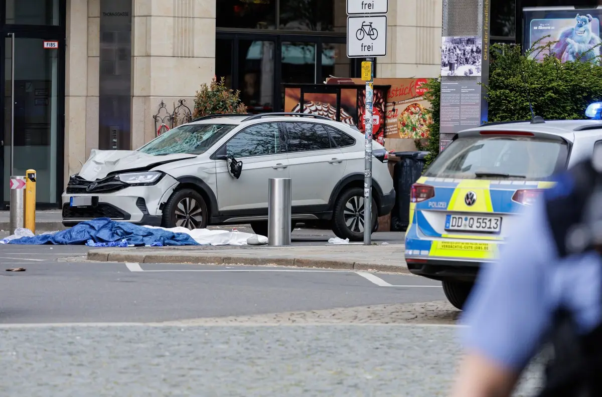 Two killed, several injured after car drives into crowd in Germany's Leipzig; mayor says, 'utterly stunned'