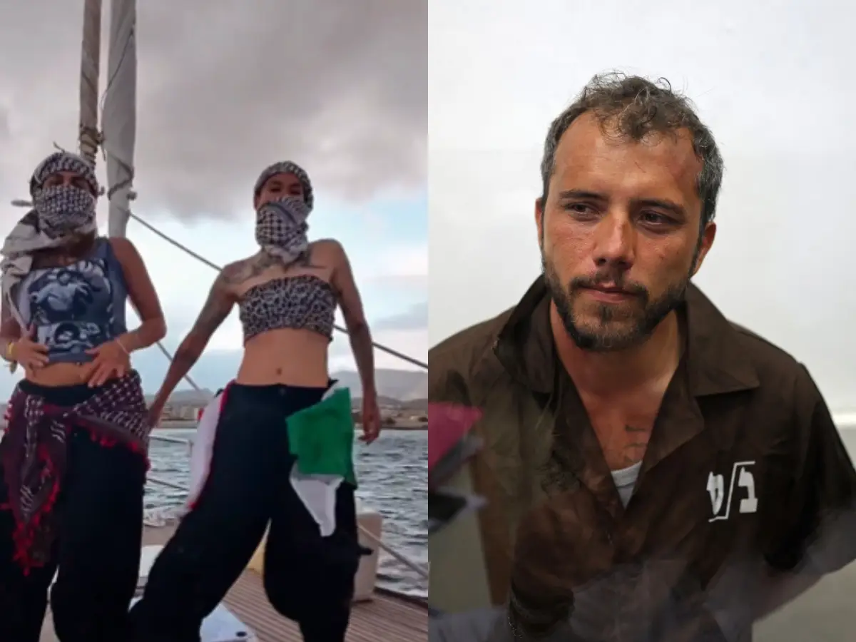 Gaza flotilla activists slammed for 'provocative' dance demanding release of alleged sex offender Gaza flotilla activists slammed for 'provocative' dance demanding release of alleged sex offender