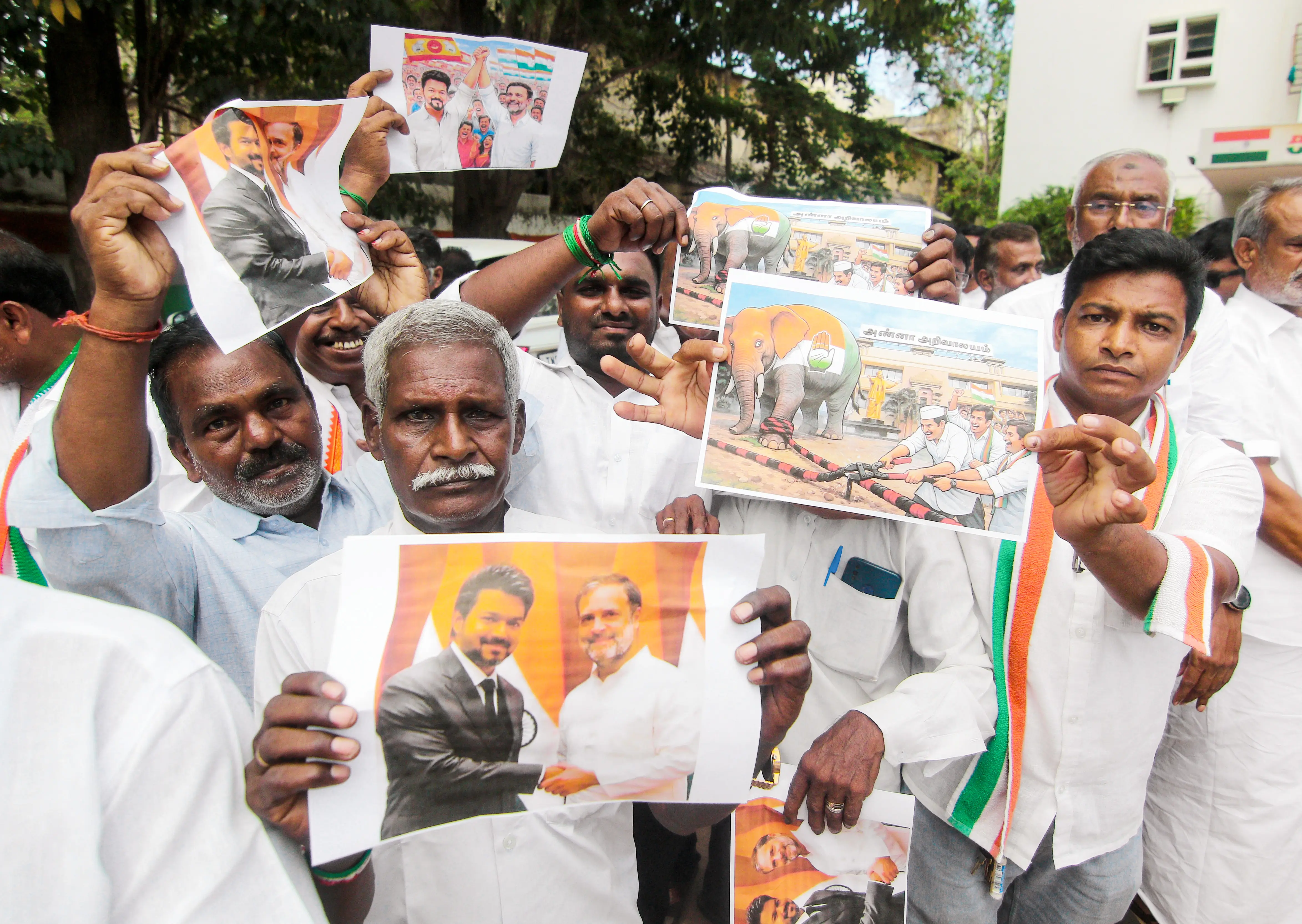 Congress calls for statewide protest as Vijay’s TVK scrambles for the 'final five' to form government in Tamil Nadu