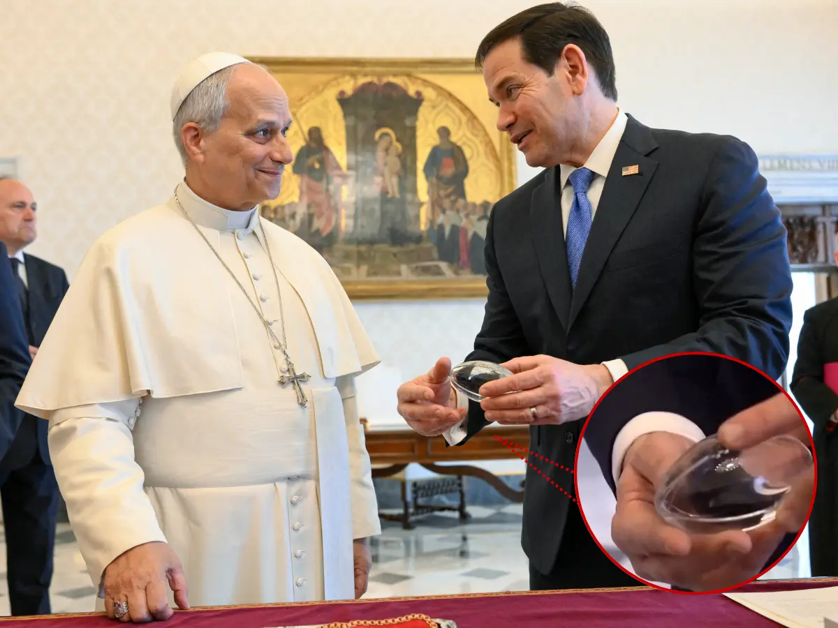 Rubio turns Vatican visit awkward with odd football gift; Pope Leo's 'wow, okay' steals the spotlight