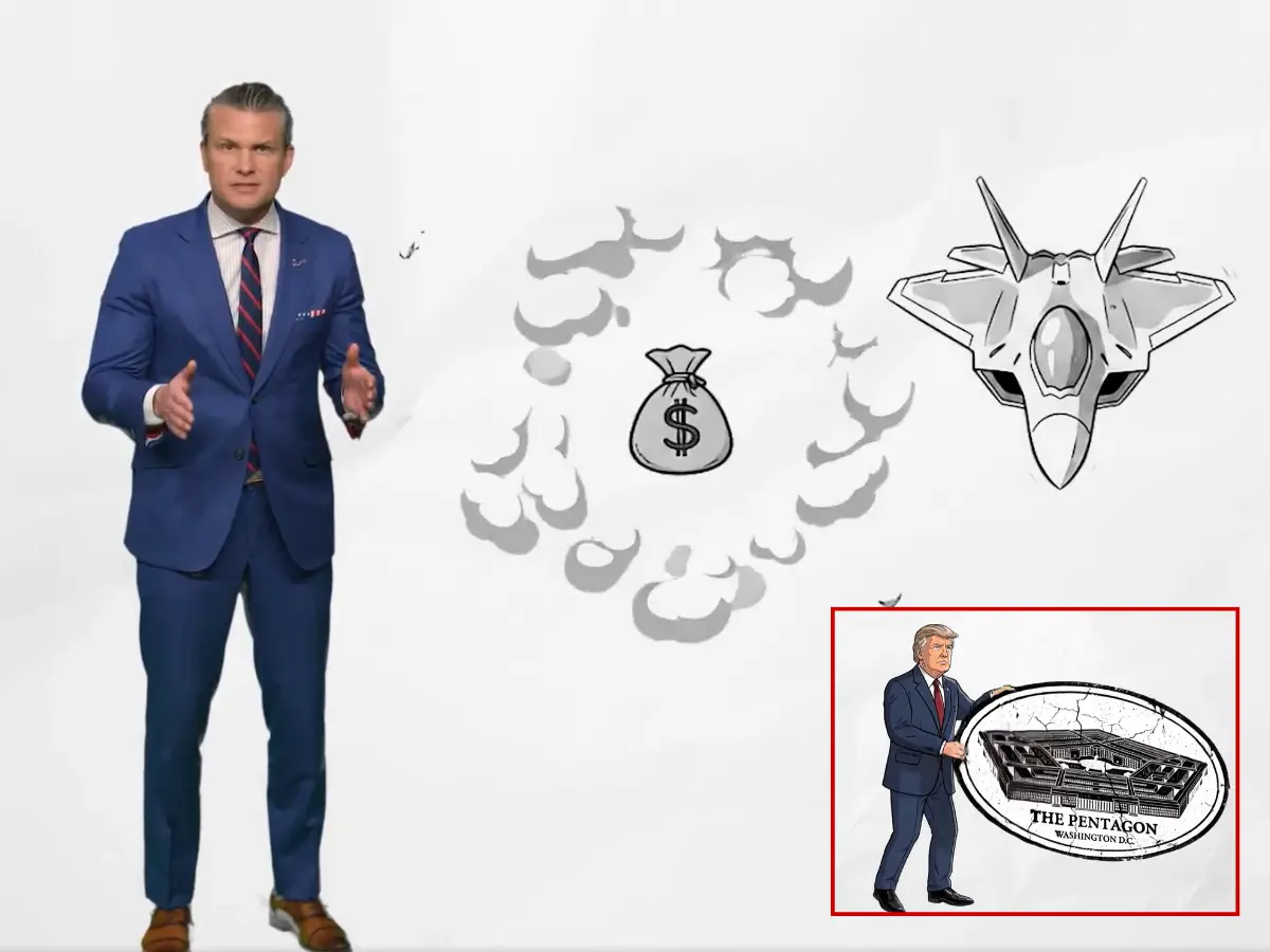 Hegseth launches bizarre plea for 'morally bankrupt' $1.5 Trillion Pentagon budget; uses animated Trump to pitch ‘Arsenal of Freedom’ Hegseth launches bizarre plea for 'morally bankrupt' $1.5 Trillion Pentagon budget; uses animated Trump to pitch ‘Arsenal of Freedom’