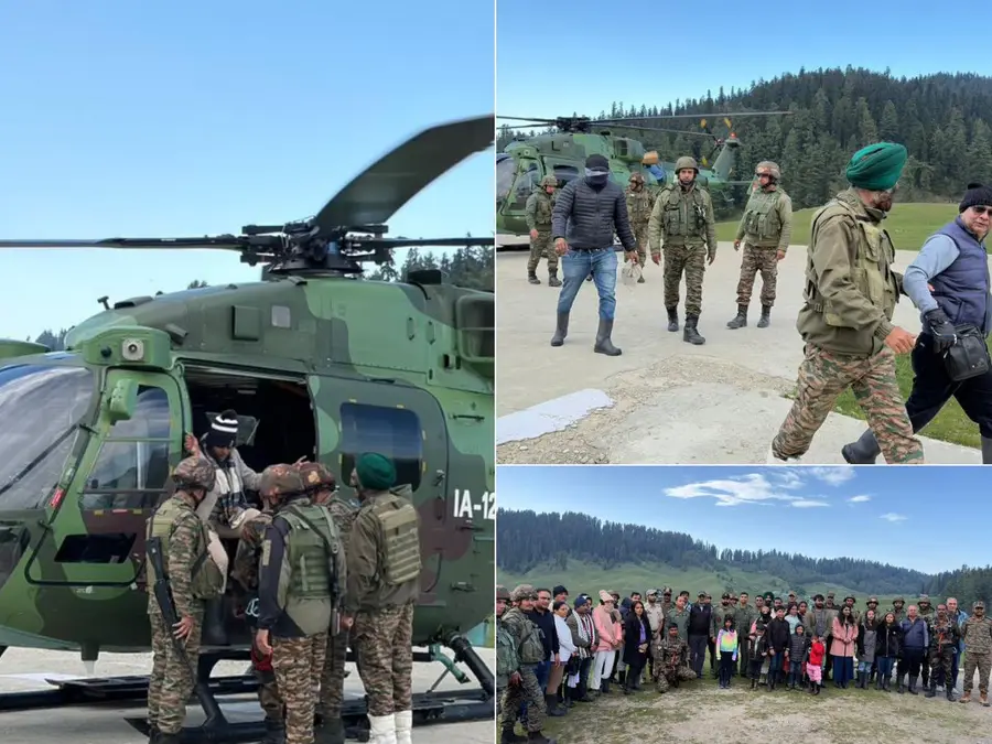 Indian Army’s Chinar Warriors rescue 24 stranded tourists from 14,000-ft Gulmarg peak amid harsh weather