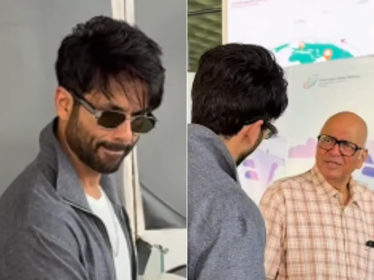Shahid Kapoor's heartwarming moment with an elderly man wins the internet | Watch Shahid Kapoor's heartwarming moment with an elderly man wins the internet | Watch