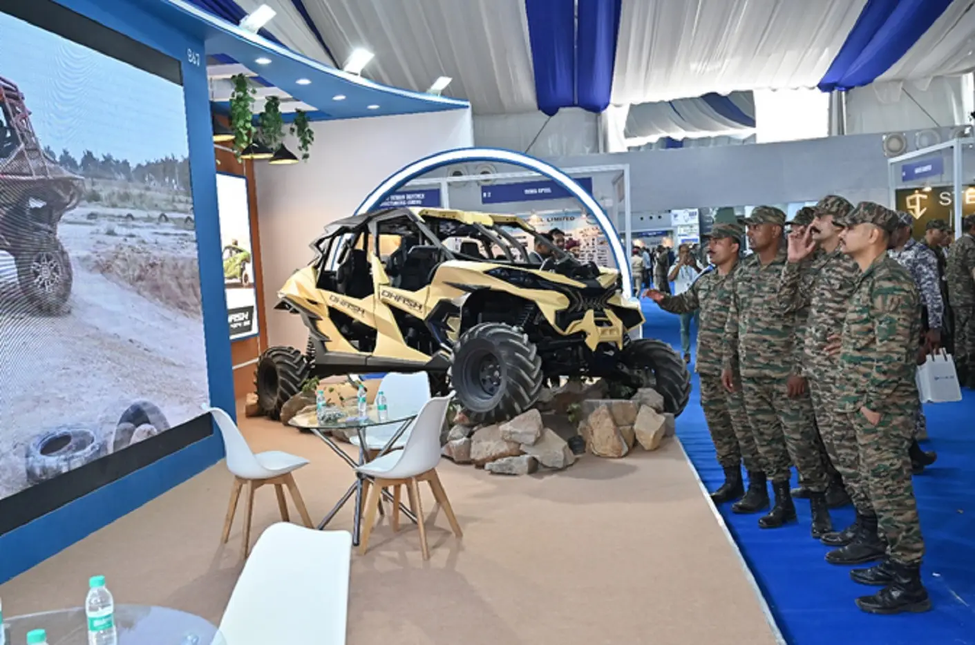 Dhash Defense Systems indigenous all-terrain platforms invited for Army trials after North Tech showcase