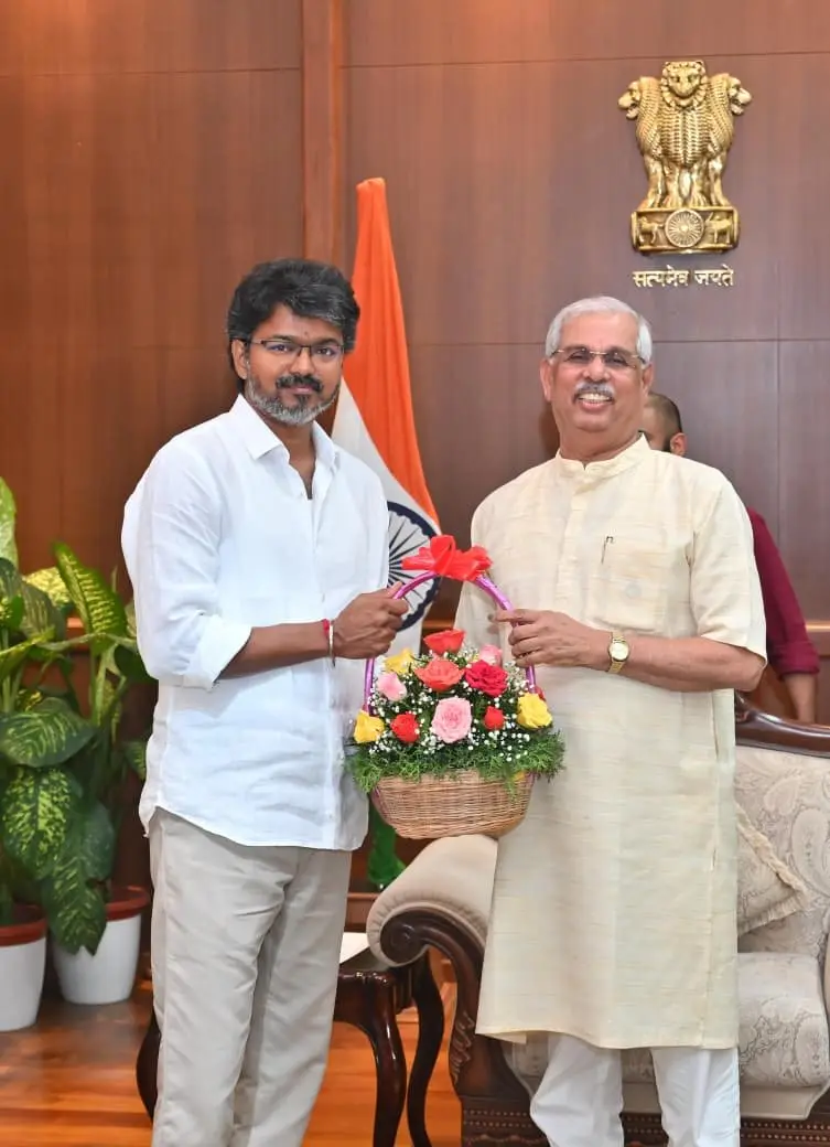 Vijay to take oath as Tamil Nadu CM tomorrow at 10 am; meets Governor for 4th time – Details here