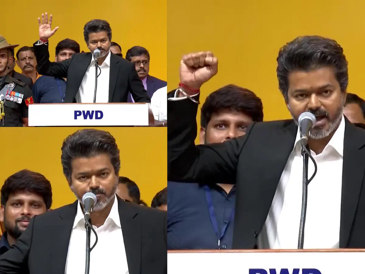 Vijay takes oath as Tamil Nadu CM, TVK rule begins after years of DMK-AIADMK duopoly - VIDEO Vijay takes oath as Tamil Nadu CM, TVK rule begins after years of DMK-AIADMK duopoly - VIDEO
