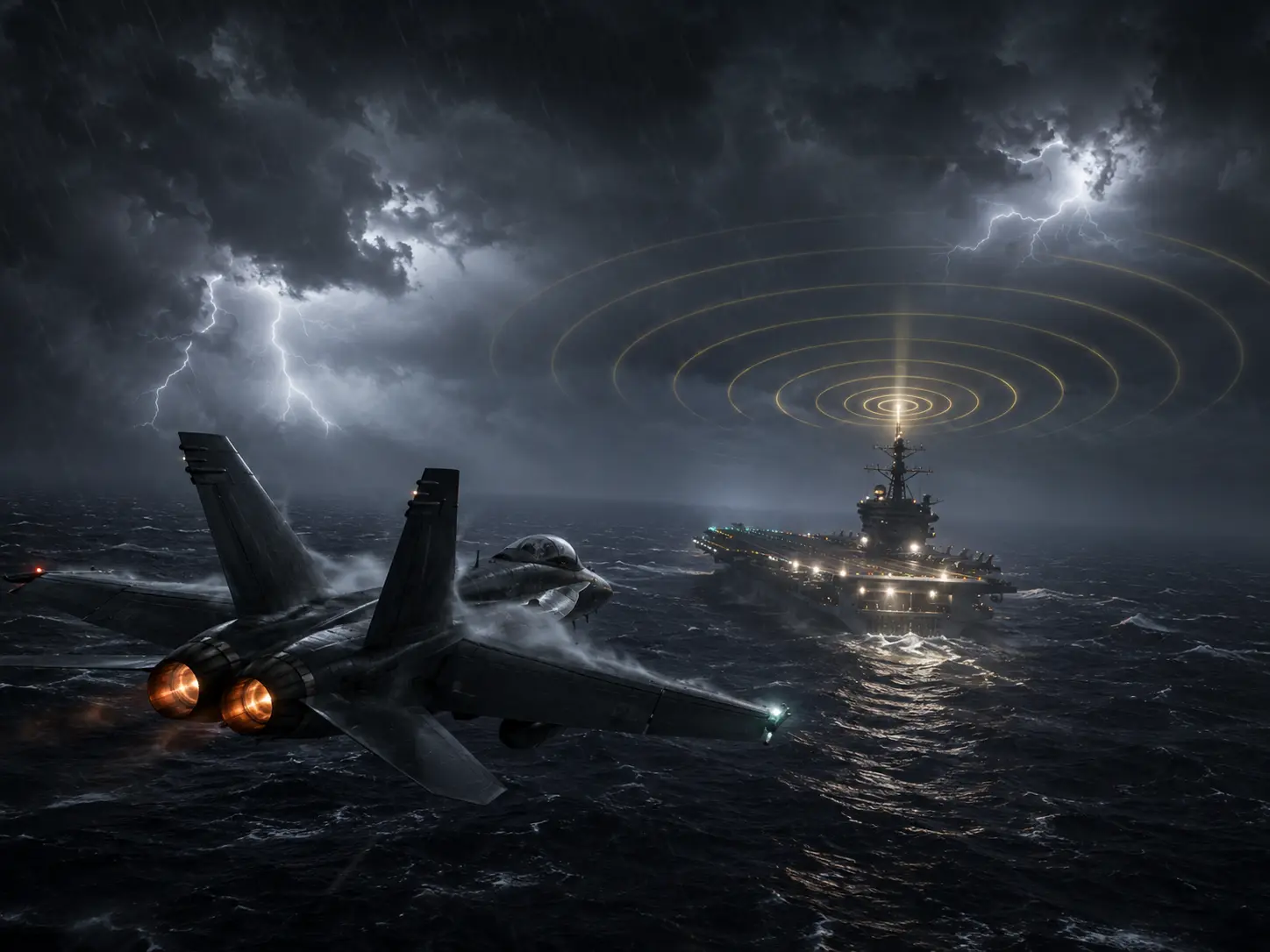 'The TACAN': How lost fighter jets find the USS Abraham Lincoln in a storm