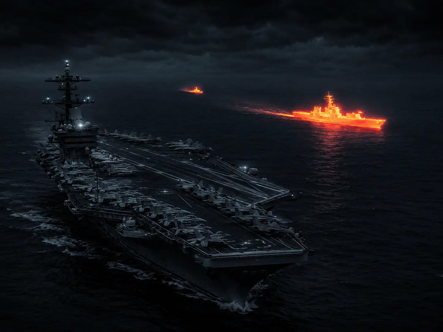 'Infrared Eyes': How the USS Abraham Lincoln sees enemy ships in the dark