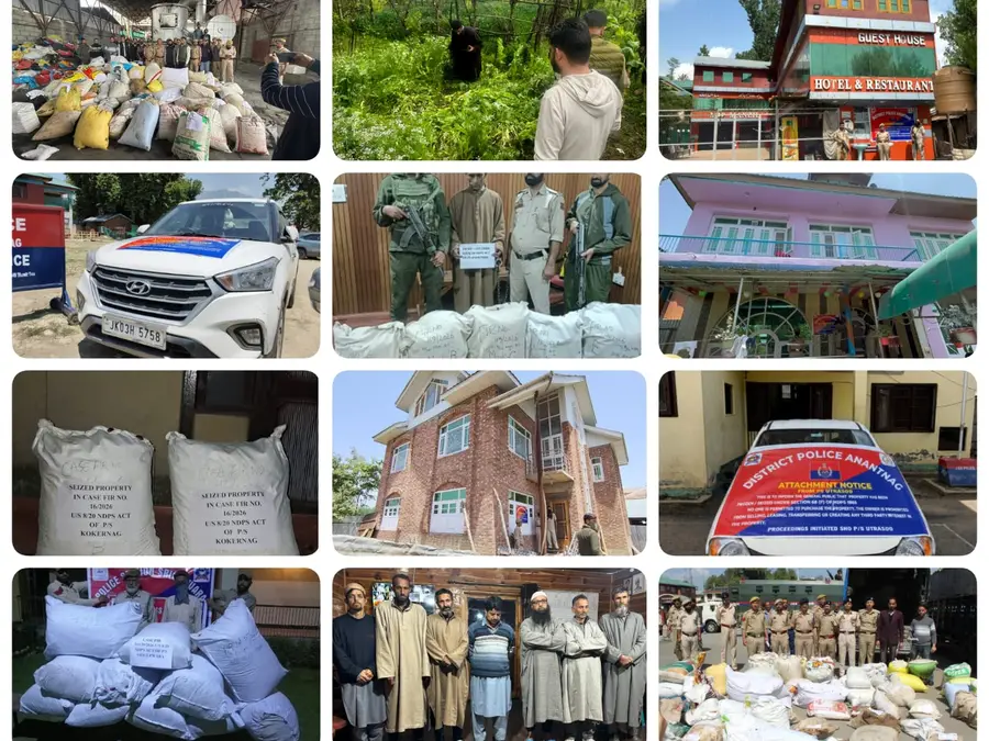 J&K’s anti-drug drive deals major blow to narco-terror network