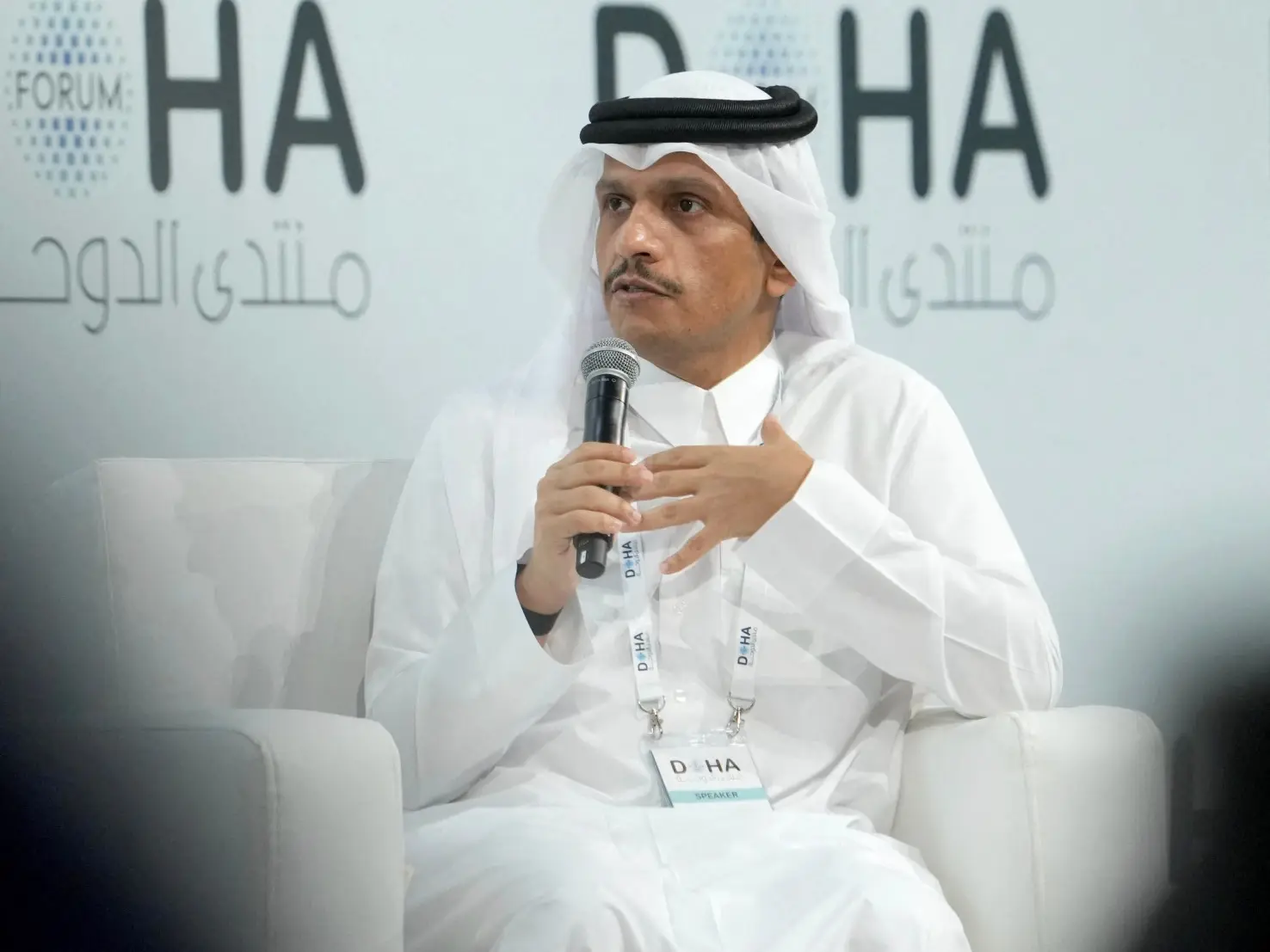 Qatar PM warns against Iran using Strait of Hormuz to 'blackmail' Gulf nations Qatar PM warns against Iran using Strait of Hormuz to 'blackmail' Gulf nations