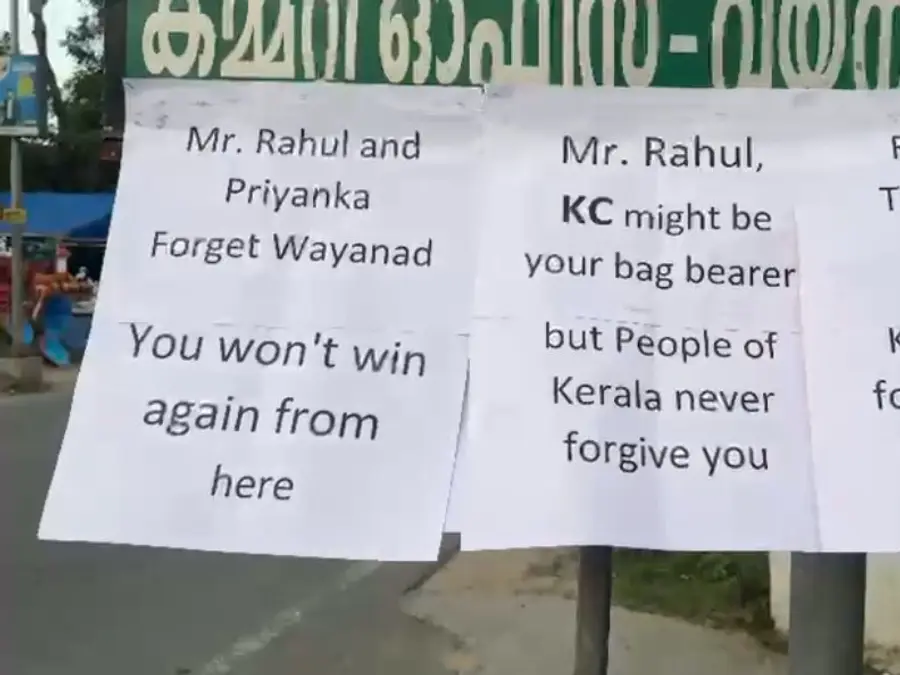 Kerala CM suspense deepens as posters warn Rahul Gandhi over KC Venugopal pick