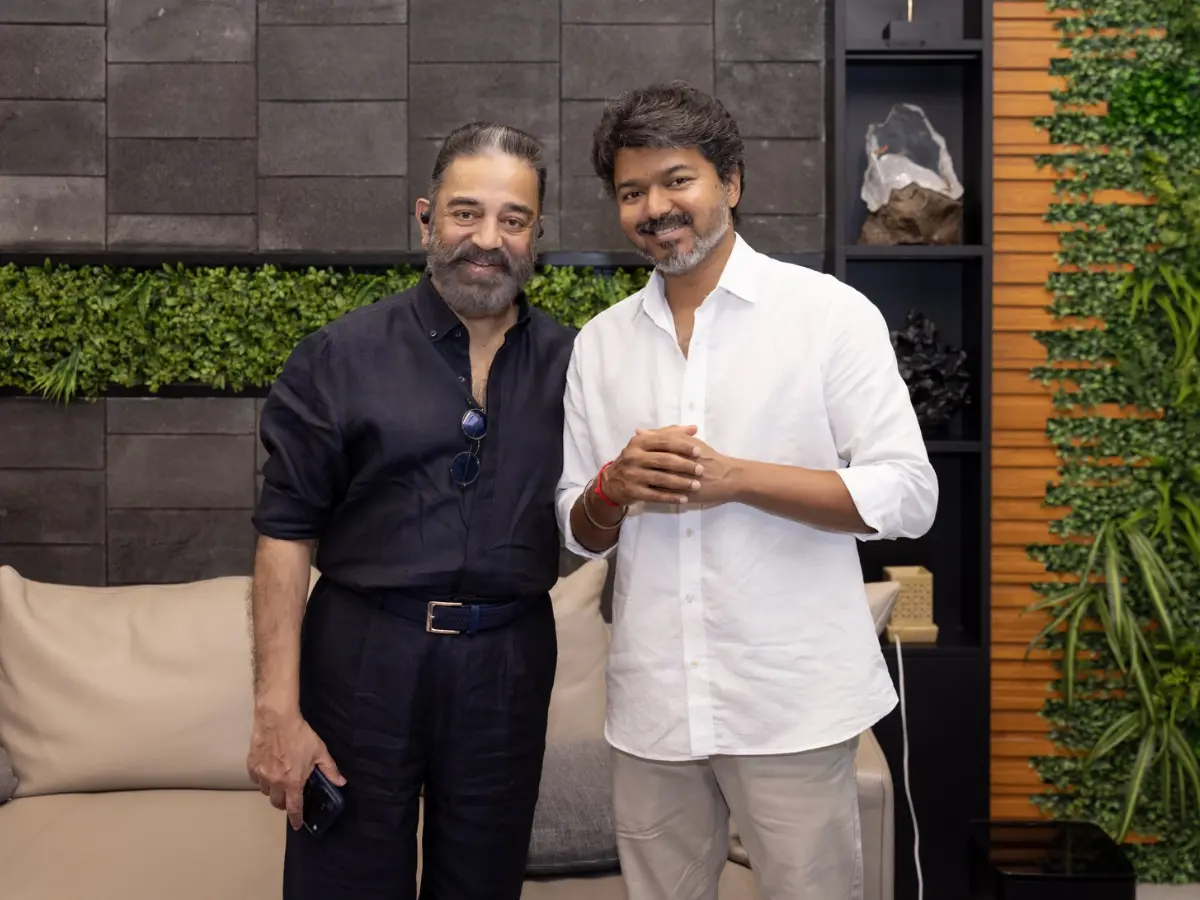 8-week OTT window to anti-piracy team: Kamal Haasan meets CM Vijay, seeks major reforms in Tamil film industry