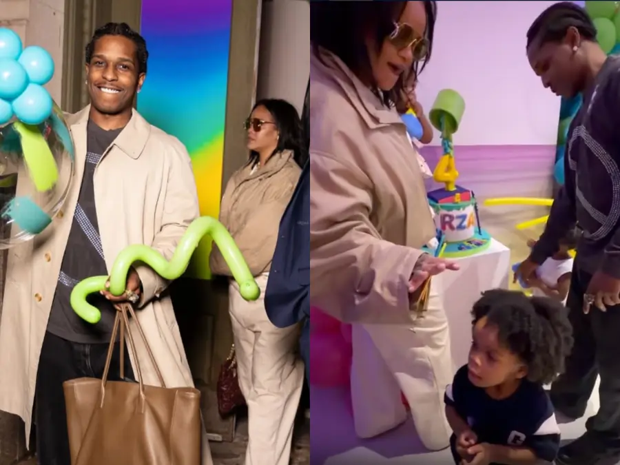 Rihanna and A$AP Rocky turn NYC slime museum into birthday venue for son RZA | See pics