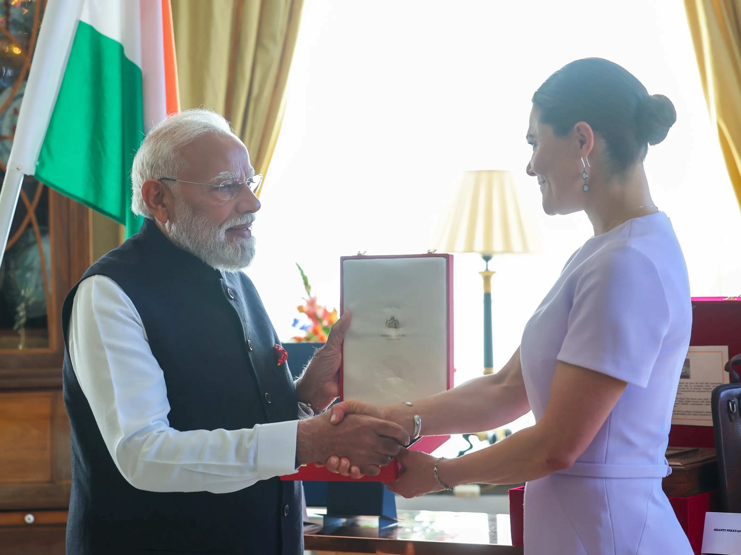 PM Modi conferred Sweden’s ‘Royal Order of the Polar Star’, holds talks with PM Kristersson PM Modi conferred Sweden’s ‘Royal Order of the Polar Star’, holds talks with PM Kristersson