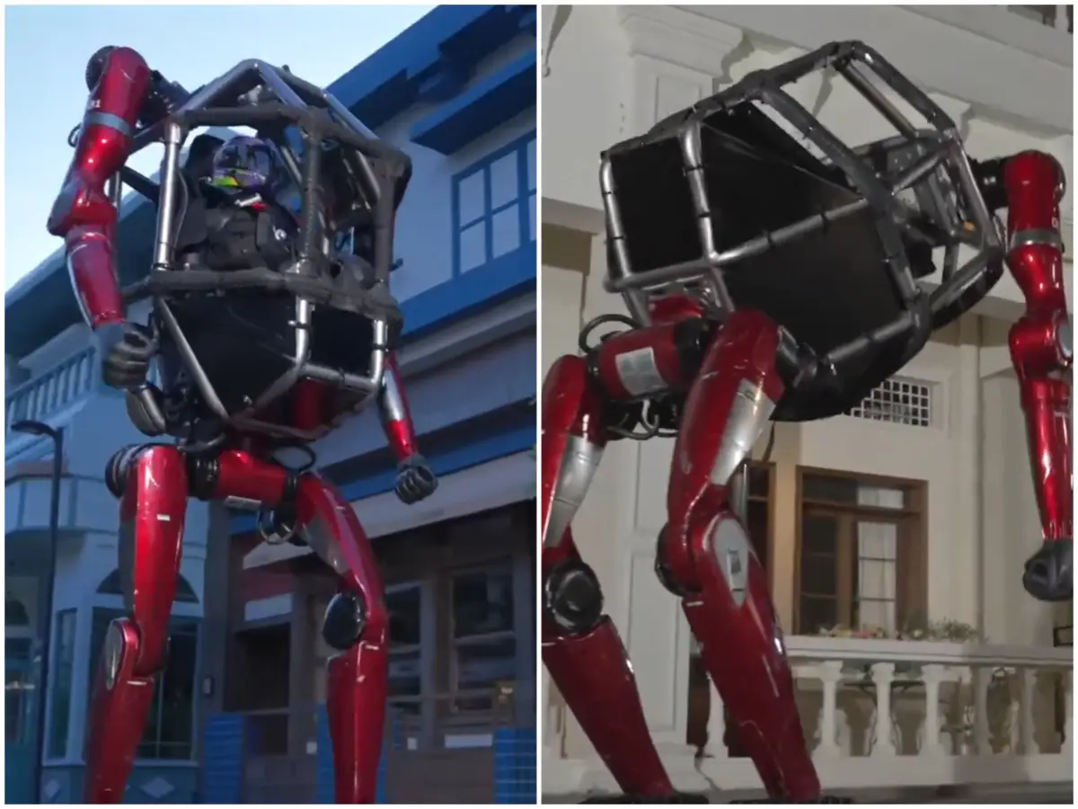 Welcome to the future? China unveils giant 'Mecha Robot' that walks, transforms & smashes walls: WATCH Welcome to the future? China unveils giant 'Mecha Robot' that walks, transforms & smashes walls: WATCH