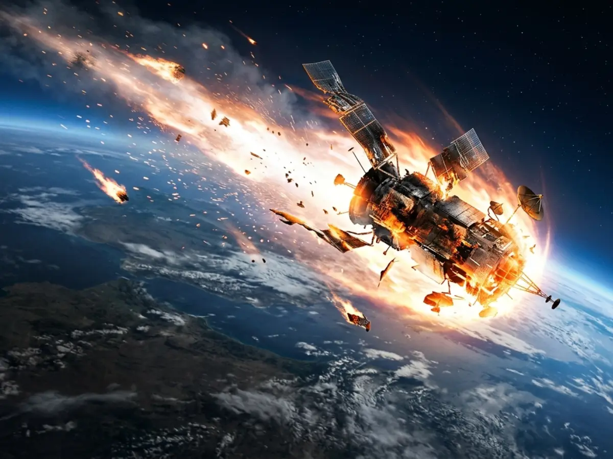 Scientists warn of heightened risk from rockets and satellite tumbling down on Earth