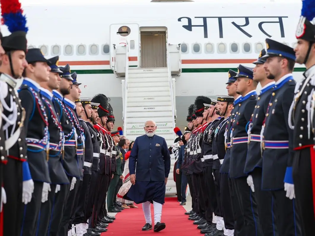 PM Modi arrives in Italy for final leg of five-nation tour, to hold bilateral talks with Italian PM Giorgia Meloni PM Modi arrives in Italy for final leg of five-nation tour, to hold bilateral talks with Italian PM Giorgia Meloni