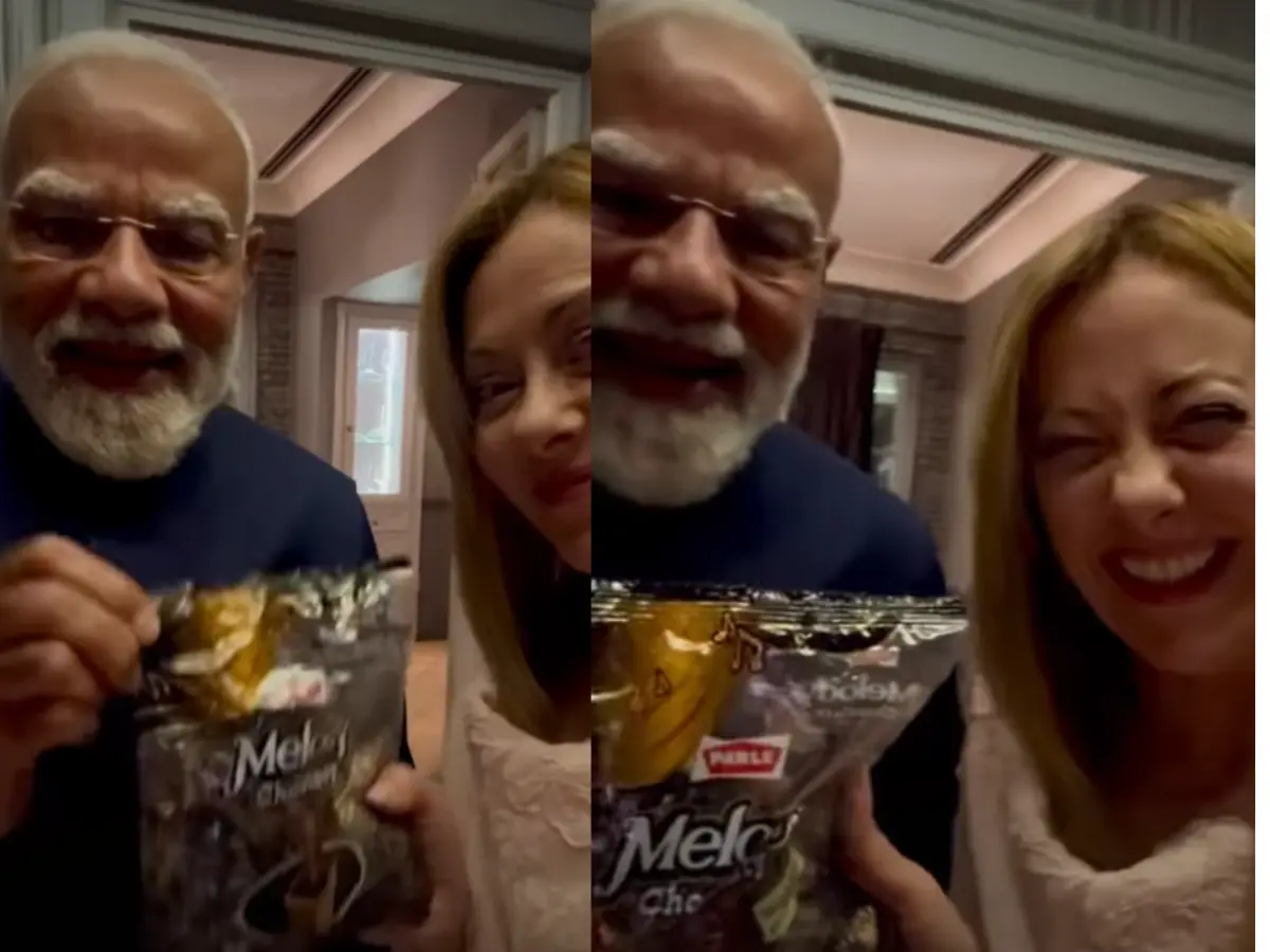 'Melodi' moment in Italy! PM Modi surprises Meloni with special gift — WATCH 'Melodi' moment in Italy! PM Modi surprises Meloni with special gift — WATCH