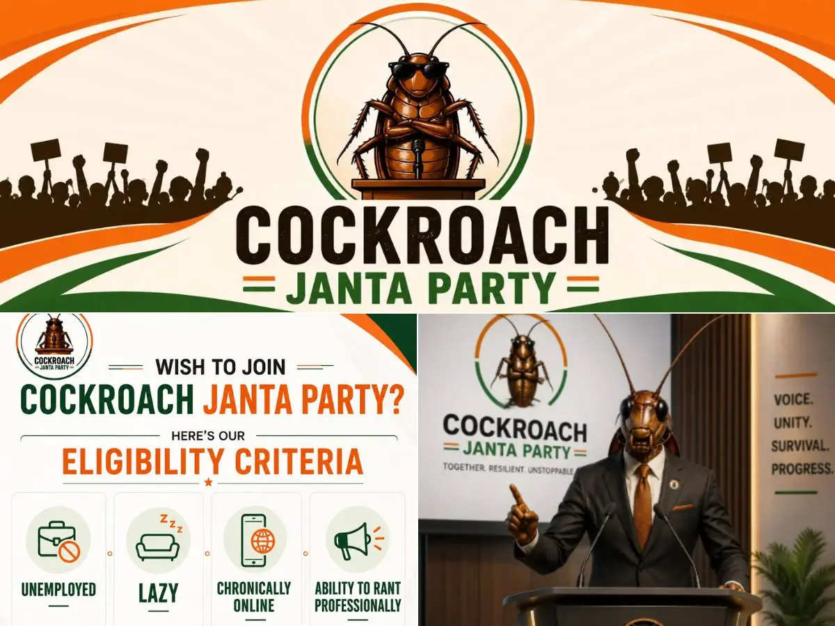 What is Cockroach Janta Party? Viral movement takes over social media after CJI’s remarks What is Cockroach Janta Party? Viral movement takes over social media after CJI’s remarks