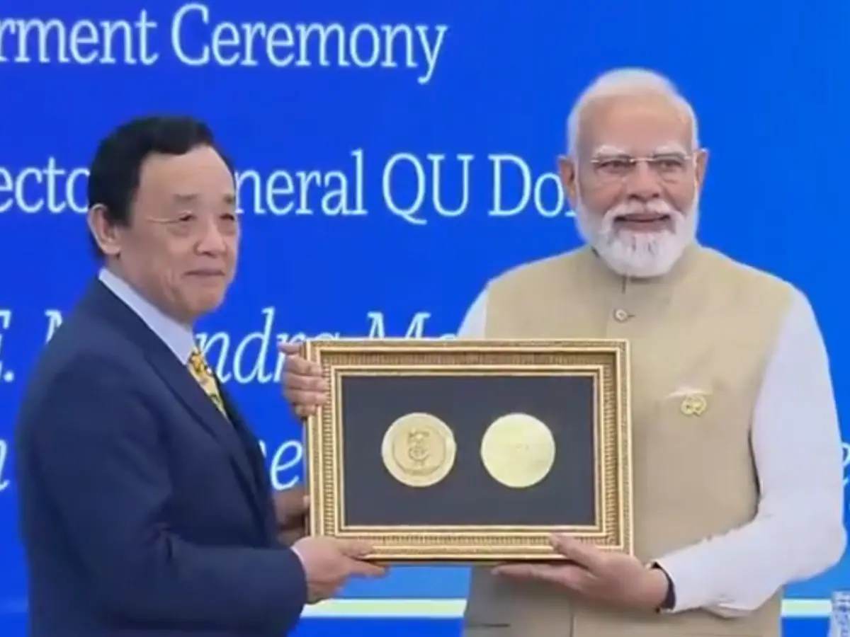 PM Modi receives prestigious FAO Agricola Medal in Italy | WATCH