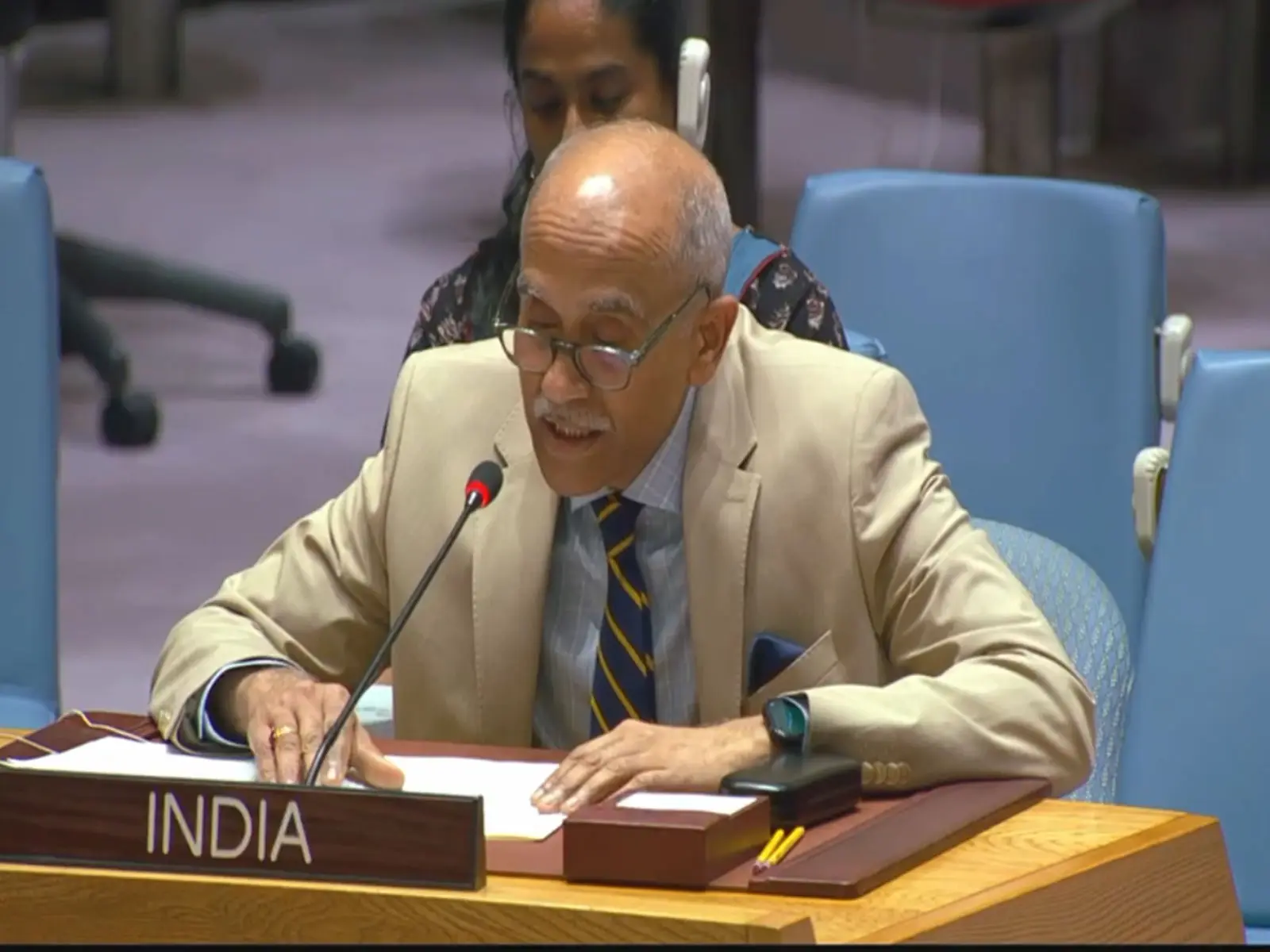'Its long-tainted record of genocidal acts...': India tears into Pakistan's at UNSC after Kashmir remarks - VIDEO 'Its long-tainted record of genocidal acts...': India tears into Pakistan's at UNSC after Kashmir remarks - VIDEO