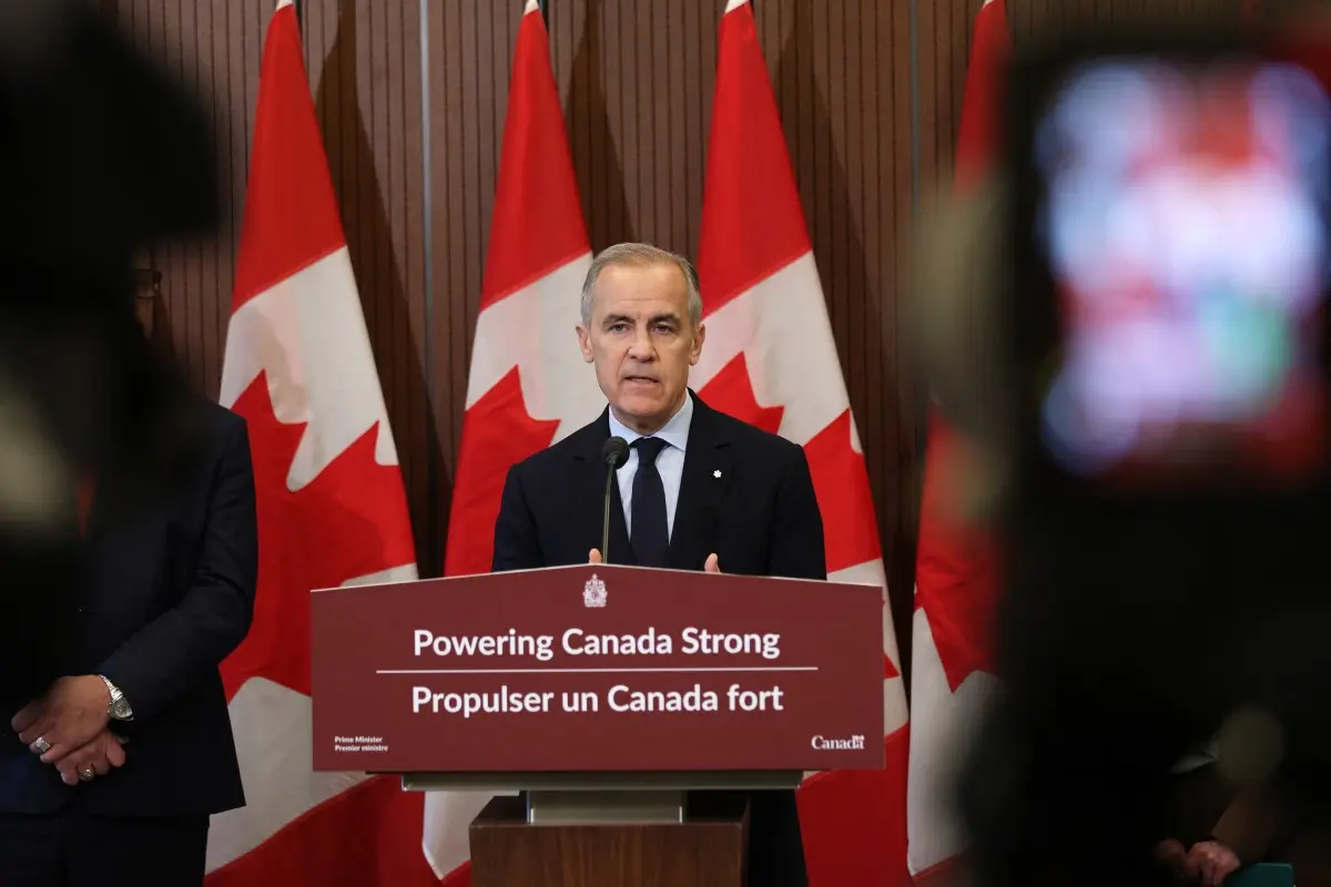 Canada PM Mark Carney mocks Donald Trump over teleprompter glitch, jokes about ‘conspiracy theory’