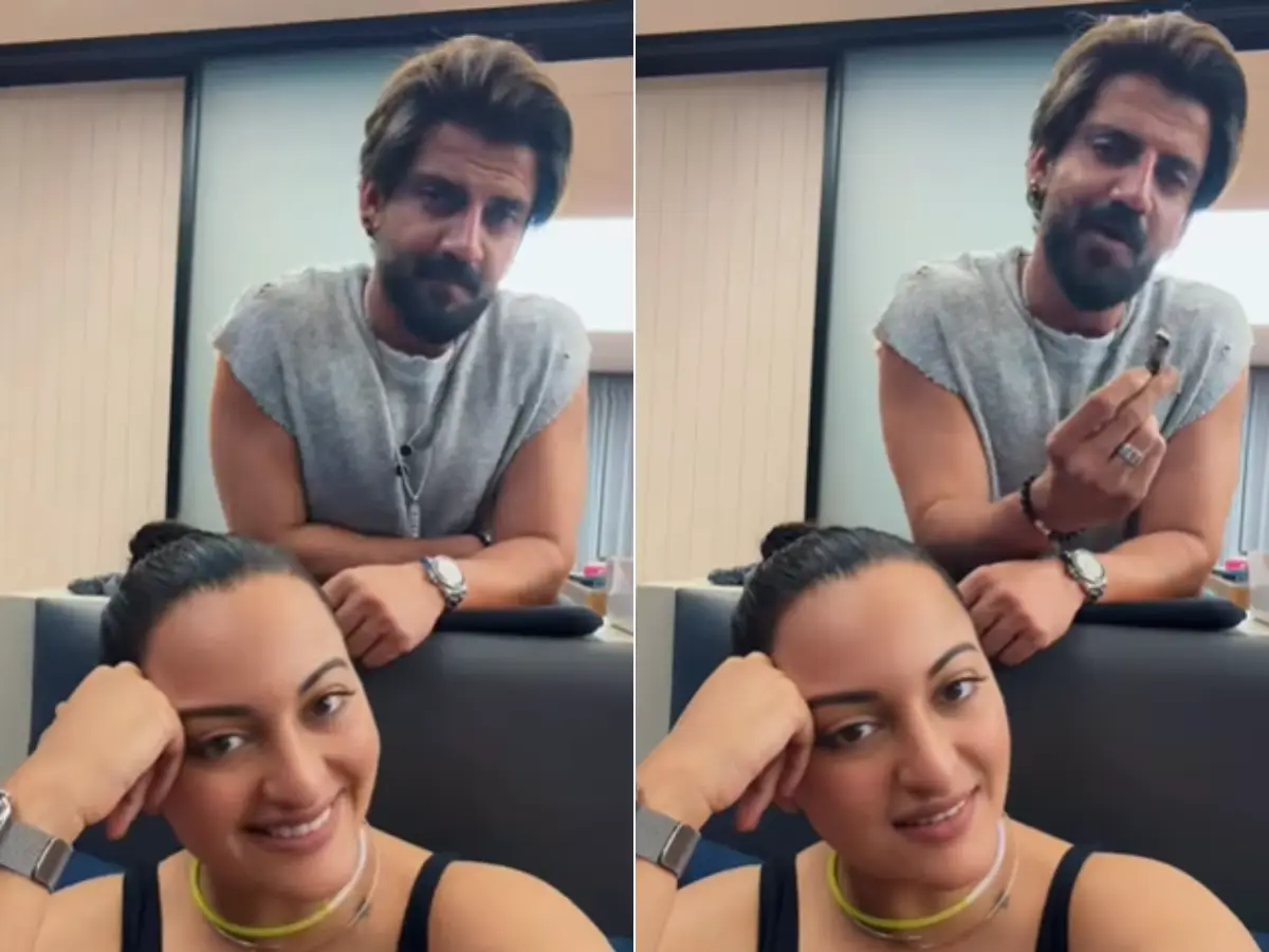 Sonakshi Sinha and Zaheer Iqbal join the ‘Melody’ trend after PM Modi and Meloni’s viral reel