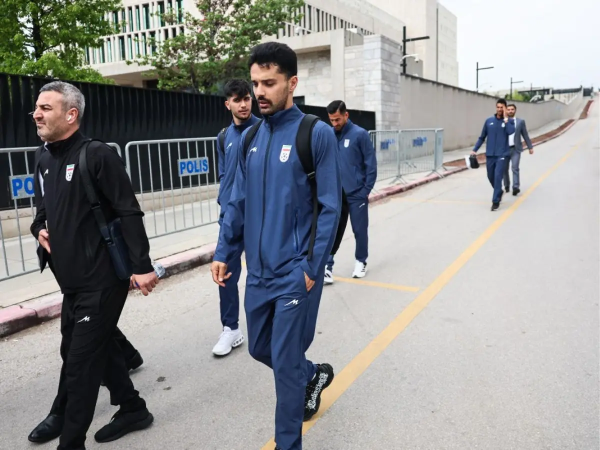Iran World Cup squad arrives at US Embassy in Ankara for visa process Iran World Cup squad arrives at US Embassy in Ankara for visa process