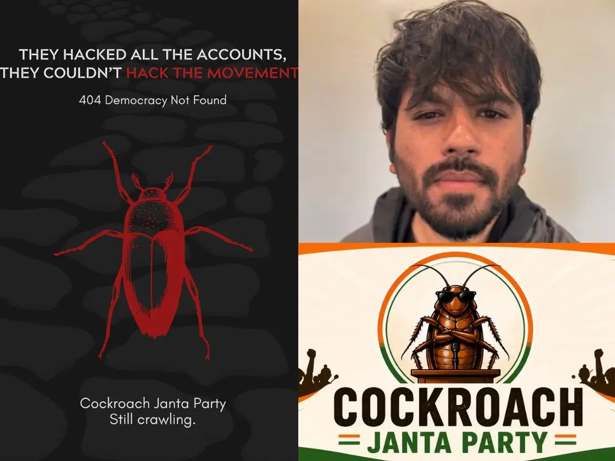 ‘404 democracy not found’: Cockroach Janta Party website taken down, founder Abhijeet Dipke reacts ‘404 democracy not found’: Cockroach Janta Party website taken down, founder Abhijeet Dipke reacts