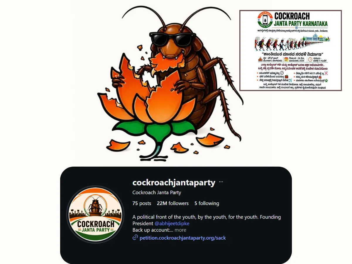 Who called for the Bengaluru ‘Cockroach Janta Party’ protest? Abhijeet ...