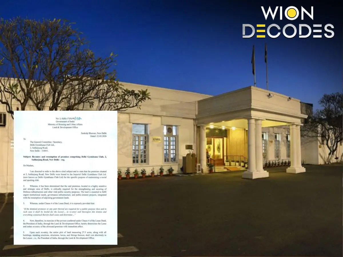 WION Decodes | Exclusive Delhi Gymkhana Club ordered to vacate prime Lutyens’ Delhi land: The history, politics & controversies