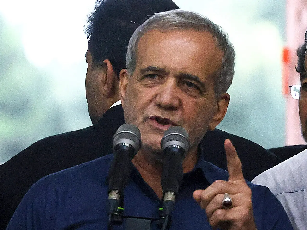 Iran’s president Pezeshkian says Iran ready to assure world it’s not seeking nuclear weapons Iran’s president Pezeshkian says Iran ready to assure world it’s not seeking nuclear weapons