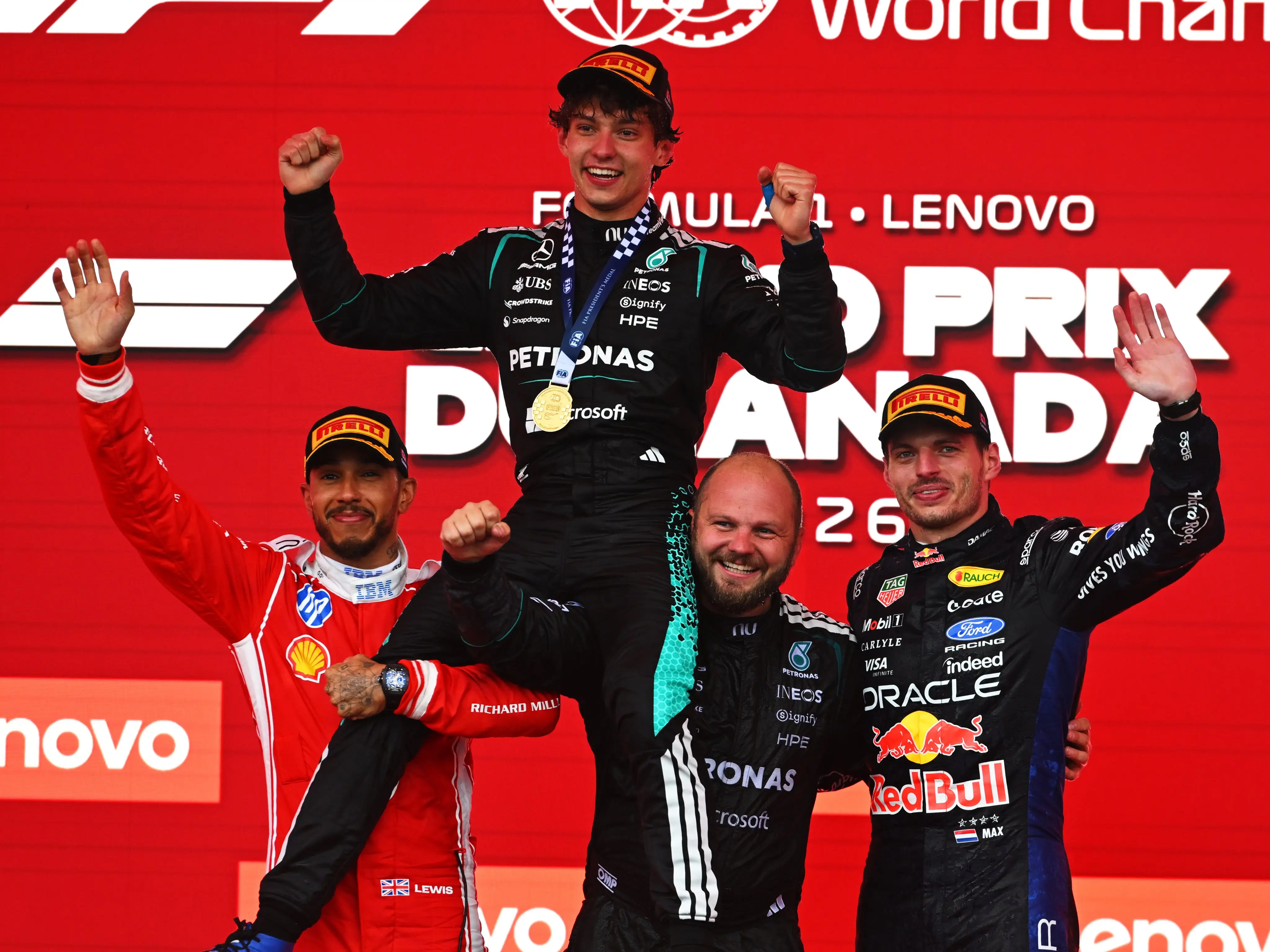 F1 2026: Mercedes' Antonelli wins Canadian GP for fourth consecutive race victory F1 2026: Mercedes' Antonelli wins Canadian GP for fourth consecutive race victory