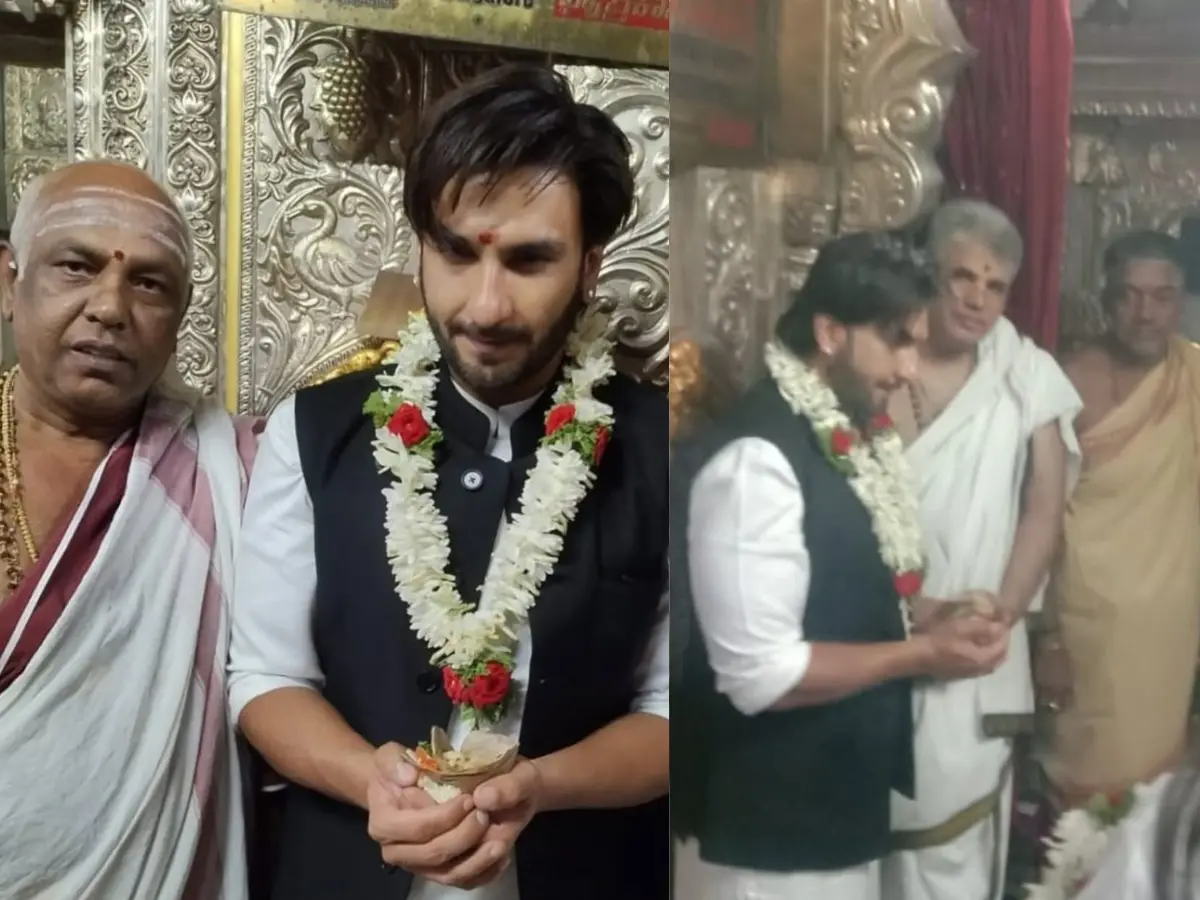 Here's where Ranveer Singh visited a day after FWICE ban. Hint: Kantara Here's where Ranveer Singh visited a day after FWICE ban. Hint: Kantara