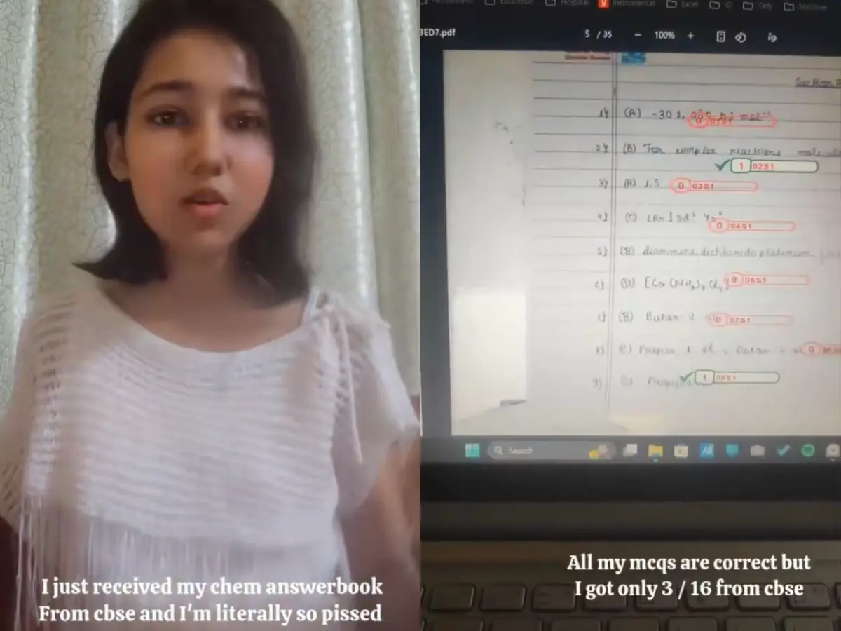 ‘All my MCQs are correct’: CBSE student’s viral video adds fuel to 12th class answer sheet controversy ‘All my MCQs are correct’: CBSE student’s viral video adds fuel to 12th class answer sheet controversy