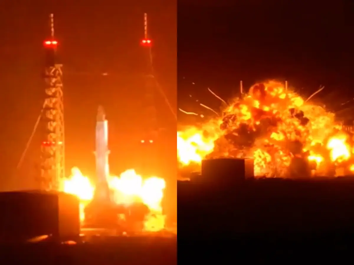 Watch: Blue Origin’s New Glenn rocket explodes in massive fireball during launch pad 'hotfire test'