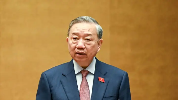 Vietnam's To Lam warns of 'big fish swallows small fish' world, identifies three global crises