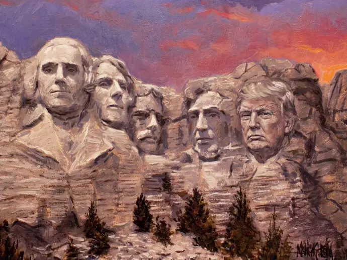 Trump shares AI-image of himself on Mount Rushmore, sparks rumour Trump shares AI-image of himself on Mount Rushmore, sparks rumour