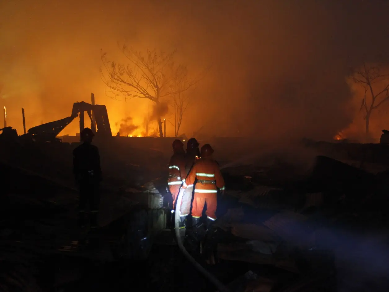 More than 45 people killed in blast at mining explosives warehouse in Myanmar: Rescuers More than 45 people killed in blast at mining explosives warehouse in Myanmar: Rescuers