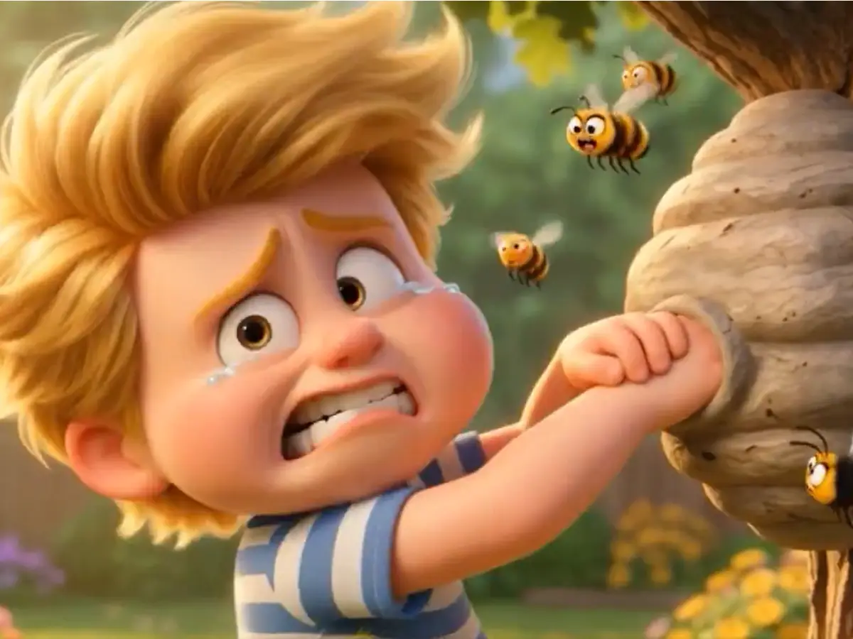 Bees, bad decisions and instant regret