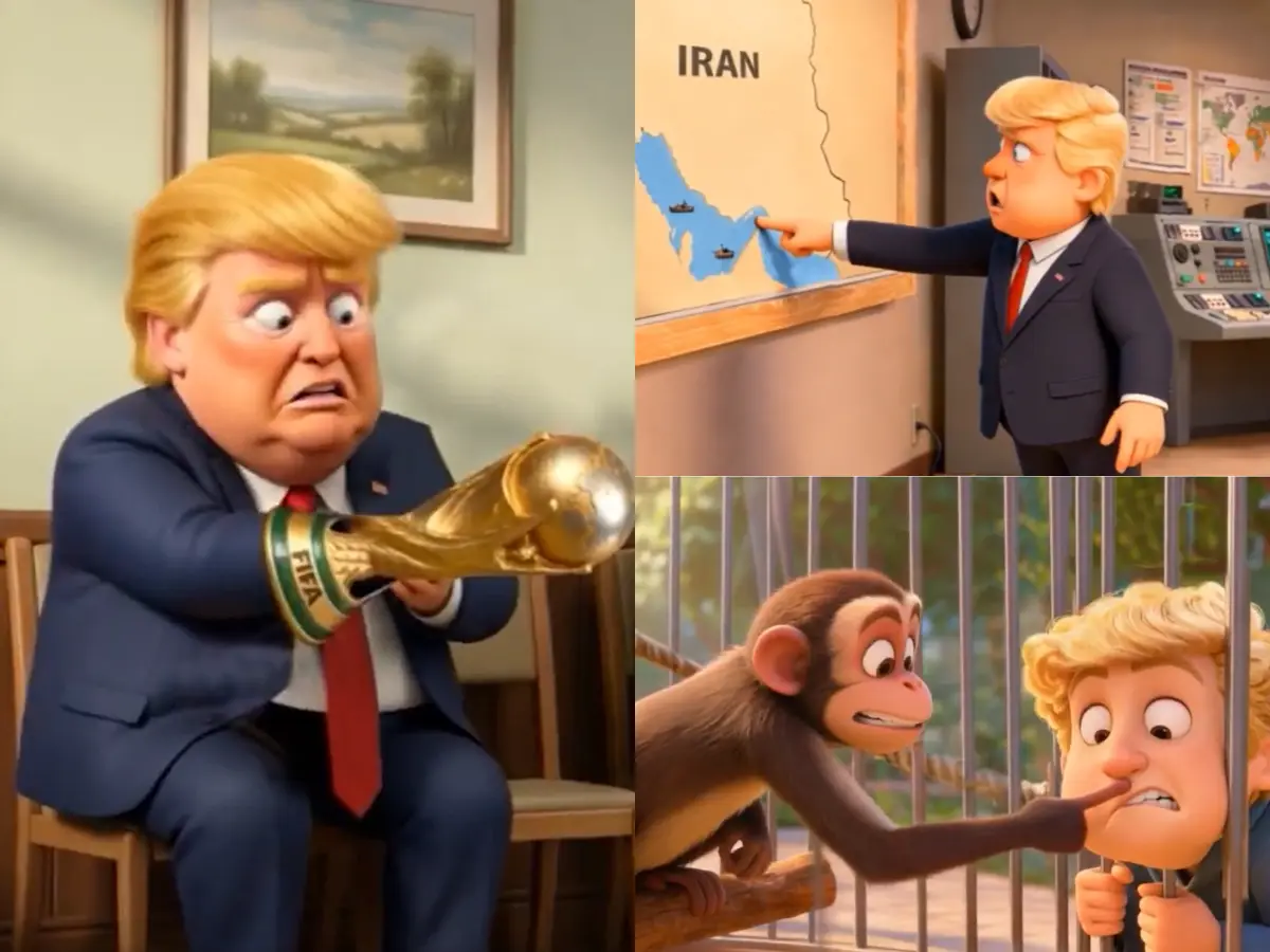 'Born a loser, still a loser': Iran mocks Trump in viral AI video as Tehran suspends US-Iran talks over Israel's Lebanon strikes