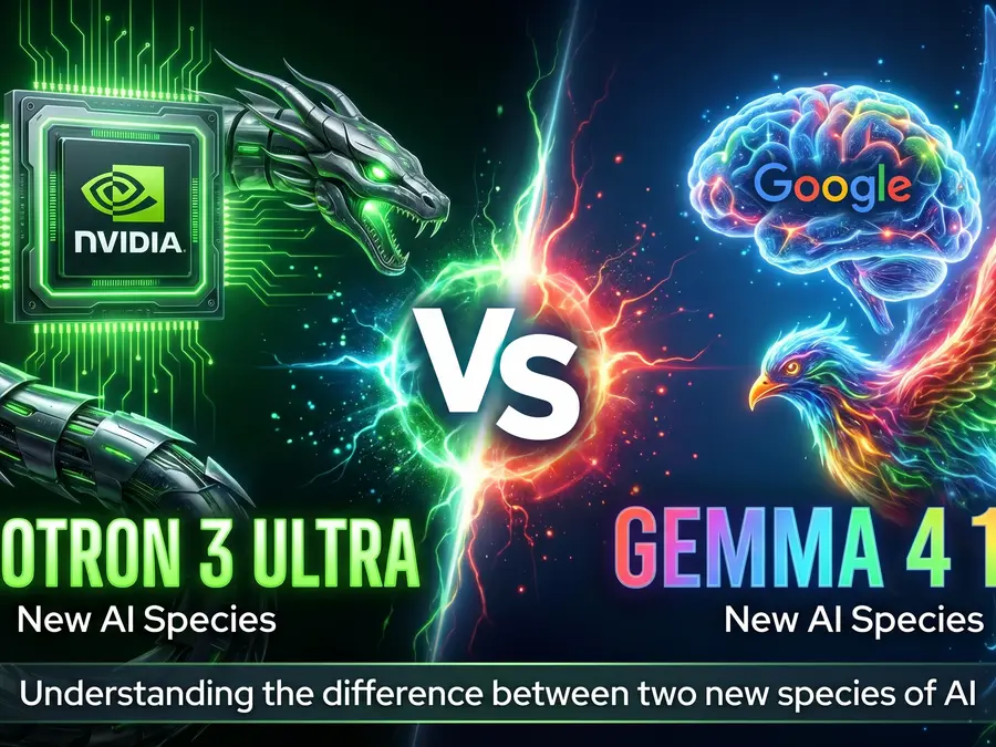 Nvidia's Nemotron 3 Ultra vs Google's Gemma 4 12B: Understanding the difference between two new species of AI